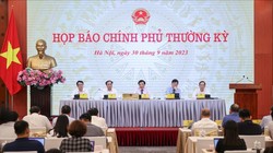 Bộ trưởng, Chủ nhiệm Văn phòng Chính phủ Trần Văn Sơn - Người phát ngôn của Chính phủ - chủ trì cuộc họp báo Chính phủ chiều nay, 30/9.