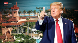 Cựu Tổng thống Mỹ Donald Trump đã kiện Bộ Tư pháp về việc tư dinh Mar-a-Lago của ông bị FBI đột kích khám xét (Ảnh: Đông Phương).