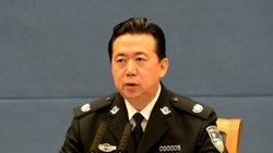 Ông Mạnh Hoành Vĩ trong cảnh phục trên cương vị Thứ trưởng Bộ Công an Trung Quốc 