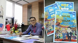 Ông Khưu Quang Diệu - tác giả và cuốn truyện tranh bị chính phủ Malaysia ra lệnh cấm.