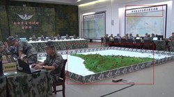 Bức ảnh quân đội Trung Quốc diễn tập tấn công Đài Loan bị rò rỉ trên mạng (Ảnh: Đa Chiều).