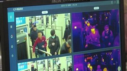 Các sân bay và nhà ga ở Vũ Hán cưỡng chế những người bị sốt không được rời khỏi thành phố (Ảnh: Đa Chiều). 