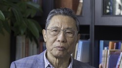 Viện sỹ Chung Nam Sơn, người được coi là Công thần của Trung Quốc trong chống dịch SARS năm 2003 (Ảnh: Tân Hoa xã)