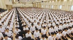 Một buổi sinh hoạt đạo của Shincheonji (Tân Thiên Địa).Từ nay những hoạt động này sẽ bị coi là vi phạm pháp luật (Ảnh: Đông Phương).