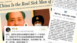 Bài báo của Tân Hoa xã về "Thế giới nợ Trung Quốc lời cám ơn" đã gây nên cuộc chiến tranh luận kịch liệt (Ảnh: Đa Chiều).