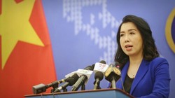 Người phát ngôn Lê thị Thu Hằng: hành động của tàu công vụ Trung Quốc đã xâm phạm chủ quyền của Việt Nam đối với quần đảo Hoàng Sa, gây thiệt hại về tài sản, đe dọa an toàn tính mạng và lợi ích hợp pháp của ngư dân Việt Nam (Ảnh: BNGVN).