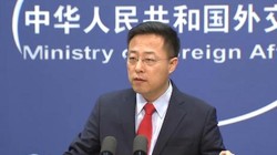 Ông Triệu Lập Kiên, người phát ngôn Bộ Ngoại giao  Trung Quốc, được coi là nhân vật tiêu biểu của "ngoại giao  chiến lang" (Ảnh: Toutiao).