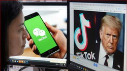 Việc ông Trump ra lệnh cấm WeChat bị coi là cắt đứt huyết mạch kết nối giữa người Trung Quốc ở trong, ngoài nước (Ảnh: Creaders).