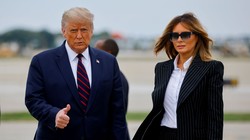 Vợ chồng ông Donald Trump đến Ohio hôm 29/9 để tranh luận với ông Joe Biden, khi đó có khả năng họ đã nhiễm virus Corona mới (Ảnh: Reuters).