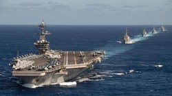 Ngày 23/1, nhóm tác chiến tàu sân bay USS Roosevelt vào Biển Đông lần đầu tiên sau khi ông Joe Biden nhậm chức (Ảnh: Sohu).