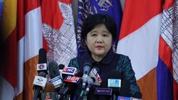 Bà Or Vandine, người phát ngôn Bộ Y tế Campuchia: tình hình dịch COVID-19 rất nghiêm trọng và phức tạp (Ảnh: Thời báo CPC-TQ).