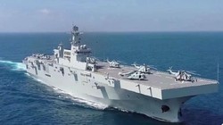 Tàu tấn công đổ bộ Hải Nam vừa được biên chế cho Hạm đội Nam Hải (Ảnh: Đa Chiều).