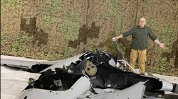 Máy bay không người lái Bayraktar TB2 của Ukraine bị bắn hạ (Ảnh: Sunnews).