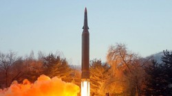 Sáng 5/1, Triều Tiên lần thứ hai phóng thử thành công tên lửa siêu thanh Hwasong-8 (Ảnh: KCNA).