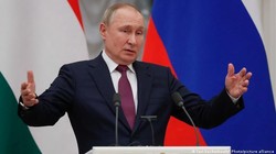 Tổng thống Nga Putin cáo buộc Mỹ muốn đẩy Nga vào chiến tranh và sử dụng khủng hoảng Ukraine để kiềm chế Nga (Ảnh: Deutsche Welle).