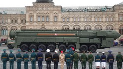 Tên lửa liên lục địa RS-24 / SS-29 / Yars-M của Nga có thể sẽ được phóng thử trong cuộc tập trận ngày 19/2 (Ảnh: TASS).