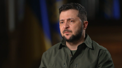 Ông Zelensky trong chương trình “60 Minutes" của đài CBS hôm 10/4 (Ảnh: CBS).