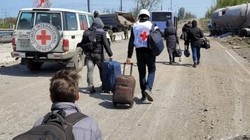 Chiến dịch sơ tán dân thường khỏi Nhà máy thép Azostal đã kết thúc ngày 7/5 (Ảnh: Đông Phương).