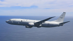 Máy bay trinh sát tàu ngầm P-8 Poseidon của không quân Australia (Ảnh: ABC).