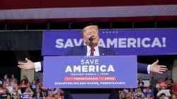 Ông Trump phát biểu tại cuộc mính tinh của những người ủng hộ ông tại Wilkes-Barre, bang Pennsylvania vào thứ Bảy, ngày 3/9 (Ảnh: AP).