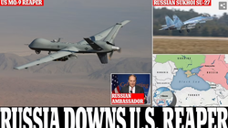 Hãng CNN đưa tin về vụ việc "Nga hạ chiếc Reaper của Mỹ".