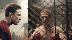 Cuộc tỉ thí trong lồng bát giác giữa hai đại gia công nghệ Mỹ Elon Musk và Mark Zuckerberg đang được cả thế giới chờ đợi (Ảnh: Sohu)