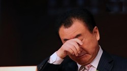 Từng là người giàu nhất Trung Quốc và châu Á, hiện ông Vương Kiện Lâm đang đối mặt với nguy cơ vỡ nợ (Ảnh: Sina)