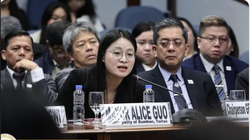 Alice Guo trong lần ra điều trần trước Thượng viện Philippines tháng 6/2024 (Ảnh: Creaders)