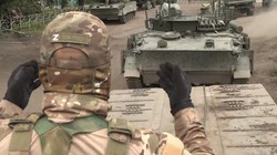 Quân đội Nga được tăng viện đến Kursk để ngăn chặn cuộc tiến công của quân Ukraine (Ảnh: AP)