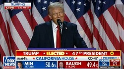 Hãng tin Fox News đưa tin ông Trump tuyên bố thắng cử khi kết quả kiểm phiếu chính thức còn chưa công bố (Ảnh: Guancha)