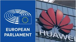 Công ty sản xuất thiết bị viễn thông hàng đầu Trung Quốc Huawei bị cáo buộc đưa hối lộ các nghị sĩ Nghị viện châu Âu. Ảnh: LINE. 
