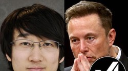 Elon Musk và Lý Tuyết Thần kẻ bị cho là đạo chích mã nguồn cốt lõi của xAI rồi đào tẩu sang OpenAI. Ảnh: Sina.