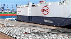 Hãng BYD bán 3,26 triệu xe trong ba quý đầu 2025. Ảnh: Sina. 