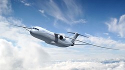 Ý tưởng thiết kế máy bay cánh giằng siêu âm. Ảnh Boeing. 