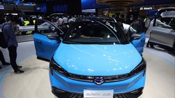 Xe điện Aion LX của Tập đoàn ô tô Quảng Châu tại Triển lãm ô tô quốc tế Bắc Kinh 2020 ngày 26/9/2020. Ảnh: SCMP/ Simon Song