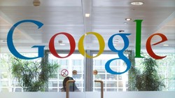 Logo Google ở London. Ảnh minh họa CNBC