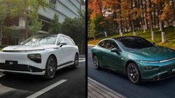 Công ty xe điện Trung Quốc Xpeng giới thiệu 2 mẫu xe điện sedan P7 và SUV G9 trên thị trường châu Âu. Ảnh minh họa CNBC.