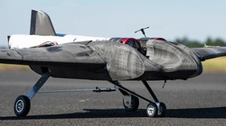 Một chiếc UAV tự sát không rõ thông tin chi tiết, thử nghiệm trên thao trường Boscombe Down. Ảnh QinetiQ