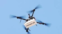 UAV vận chuyển hàng hóa. Ảnh minh họa DroneDJ.