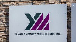 Logo công ty Công nghệ Bộ nhớ Dương Tử (YMTC). Ảnh SCMP