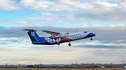 Phương tiện thử nghiệm bay Dash-300 lần đầu tiên cất cánh. Ảnh Universal Hydrogen