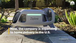 Máy bay không người lái P2 Zip giao hàng tại địa chỉ và sạc lại tự động. Electrek