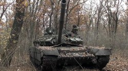 Xe tăng T-72B3M quân đội Nga. Ảnh TV Zvezda
