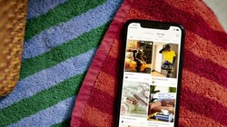 Ứng dụng Lemon8 trên điện thoại thông minh. Ảnh:Bloomberg