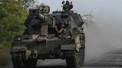 Pháo tự hành Krab 155 mm do Ba Lan sản xuất của quân đội Ukraine. Ảnh South Front.