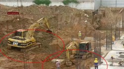 Thiết bị và công nhân trên công trường xây dựng. Ảnh minh họa Tech Xplore