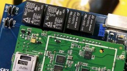 Chip MediaTek trên một bảng mạch tại gian hàng MediaTek trong triển lãm Computex 2015 ở Đài Bắc, Đài Loan, ngày 3/6/2015. Reuters/Pichi Chuang/File Photo