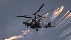 Trực thăng tấn công Ka-52 trên chiến trường Ukraine. Ảnh minh họa South Front