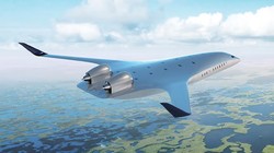 Máy bay vận tải phản lực thiết kế thân cánh hỗn hợp của JetZero. Ảnh JetZero.
