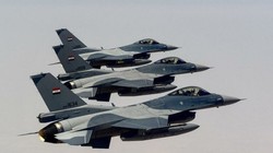 Phi đội máy bay chiến đấu F-16 Iraq bay huấn luyện ngày 18/7/2019. Ảnh Không quân Mỹ. 